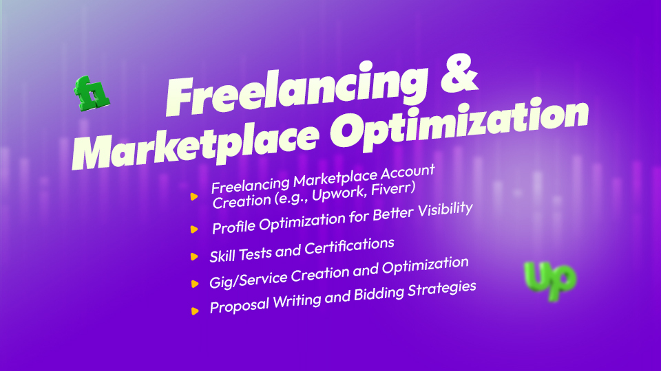 10. Freelancing and Marketplace Optimization