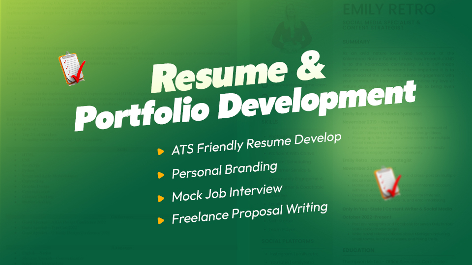 9. Resume & Portfolio Development